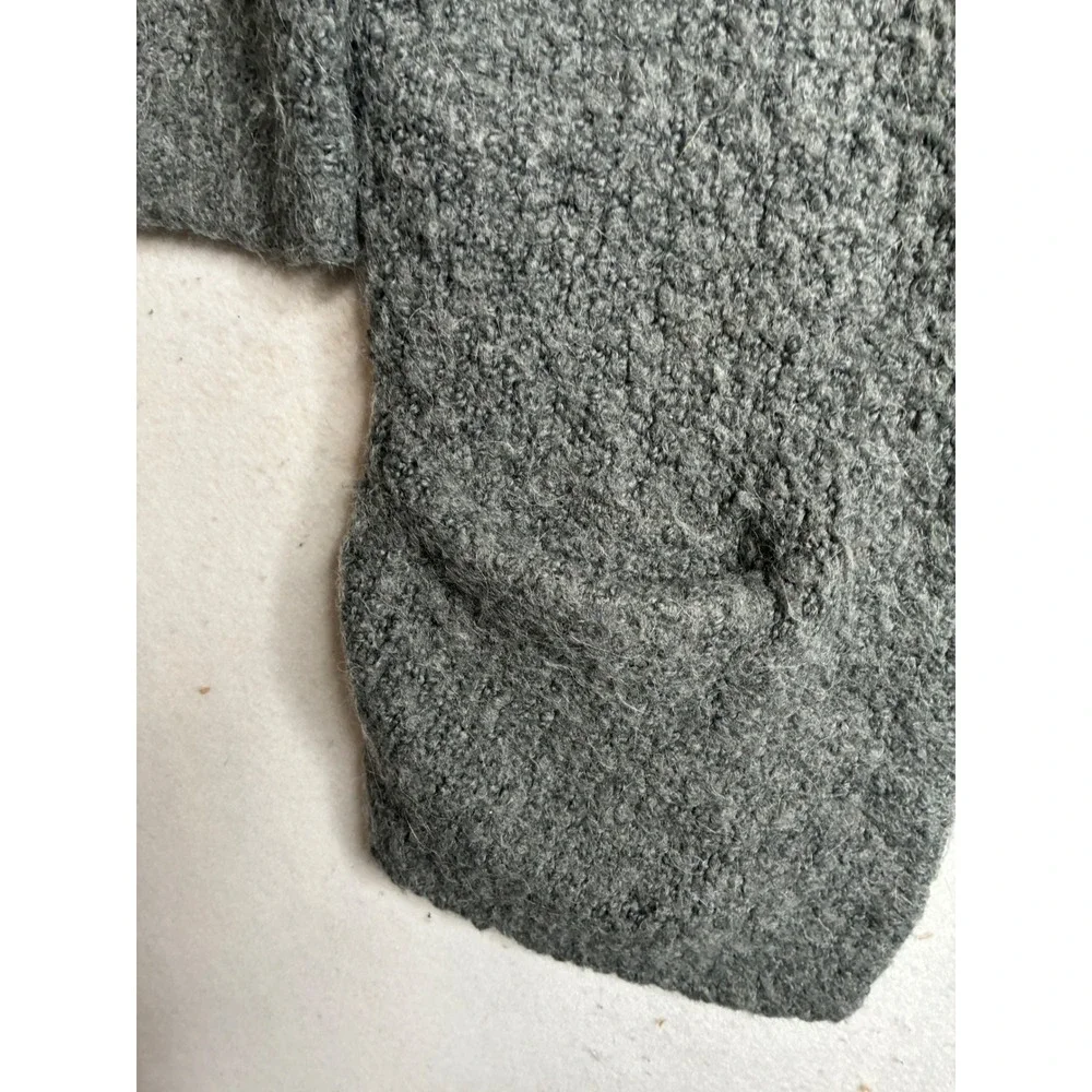 Aerie Womens‎ Gray Wool Alpaca Blend Open Front Cardigan Sweater Size Medium